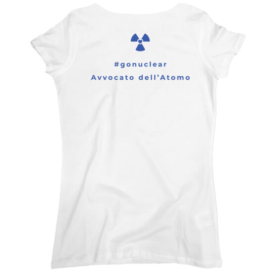 T-Shirt Donna - SEND NUKES white - immagine 2